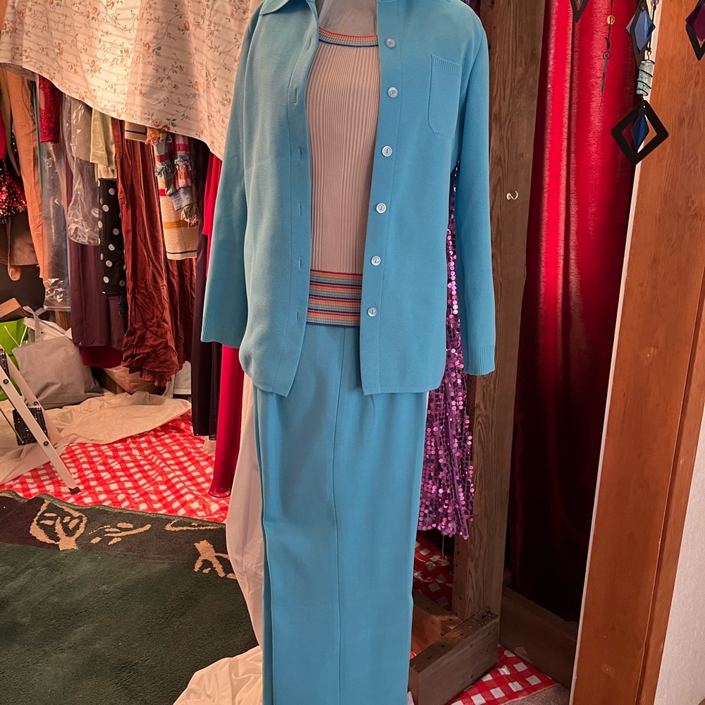 Knit pantsuit